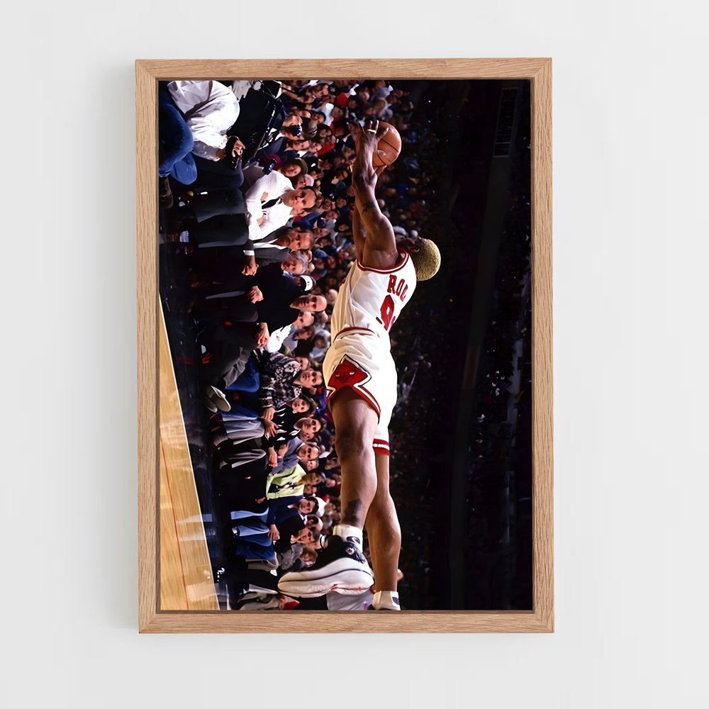 Poster Dennis rodman – affiche Basketball (vue 4)